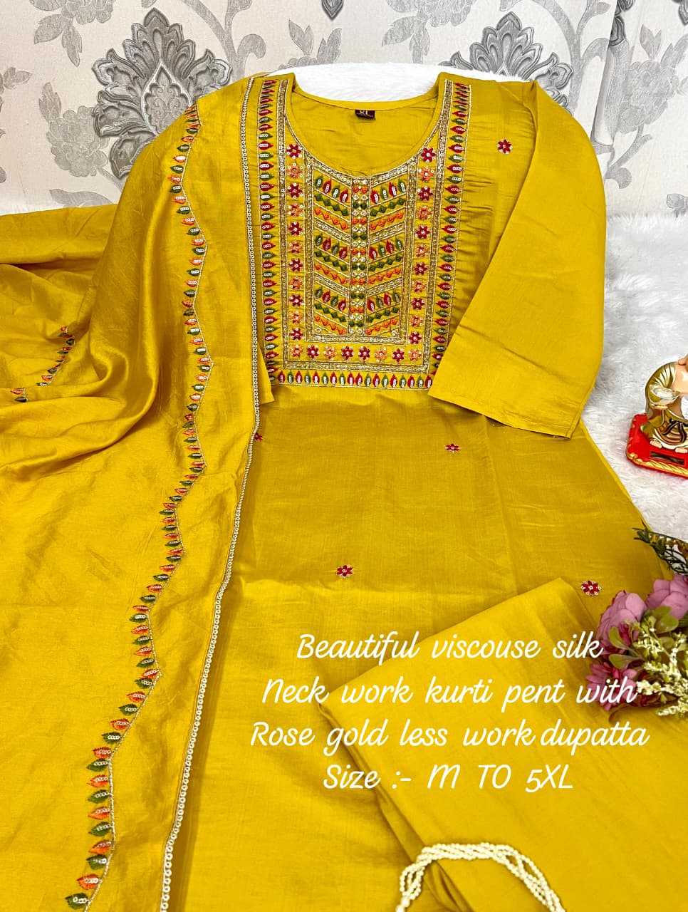 Ynf Viscose KESH594 Amulya Kurti Plus Size Collections Wholesale Party Wear Kurtis Designer Kurtis Kurti With Pants Manufacturer- Kapda Export