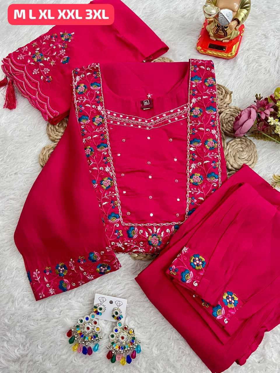 Ynf Viscose KESH594 Shaista Kurti Plus Size Collections Wholesale Designer Kurtis Handloom Kurtis Kurti With Pants Manufacturer- Kapda Export