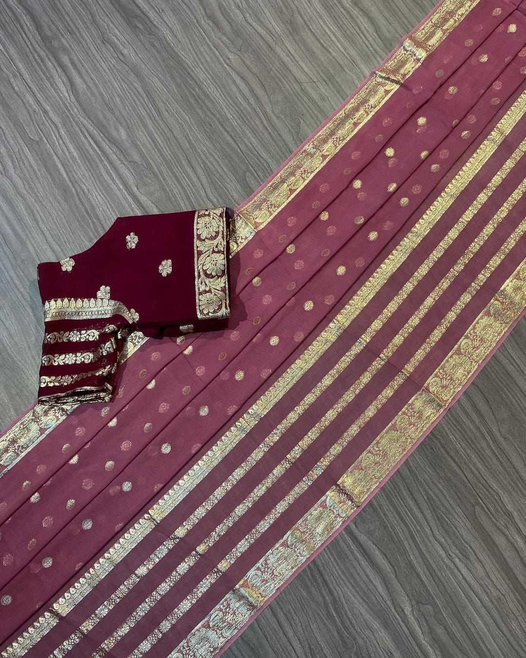 Ynf Viscose KESH671 Hina Sarees Wholesale Designer Sarees Georgette Sarees Viscose Saree Manufacturer- Kapda Export