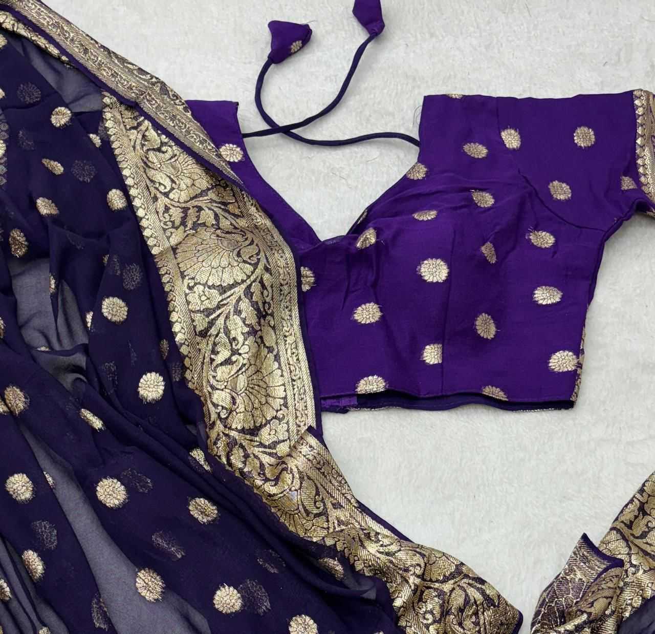 Ynf Viscose KESH671 Pooja Sarees Wholesale Designer Sarees Georgette Sarees Viscose Saree Manufacturer- Kapda Export