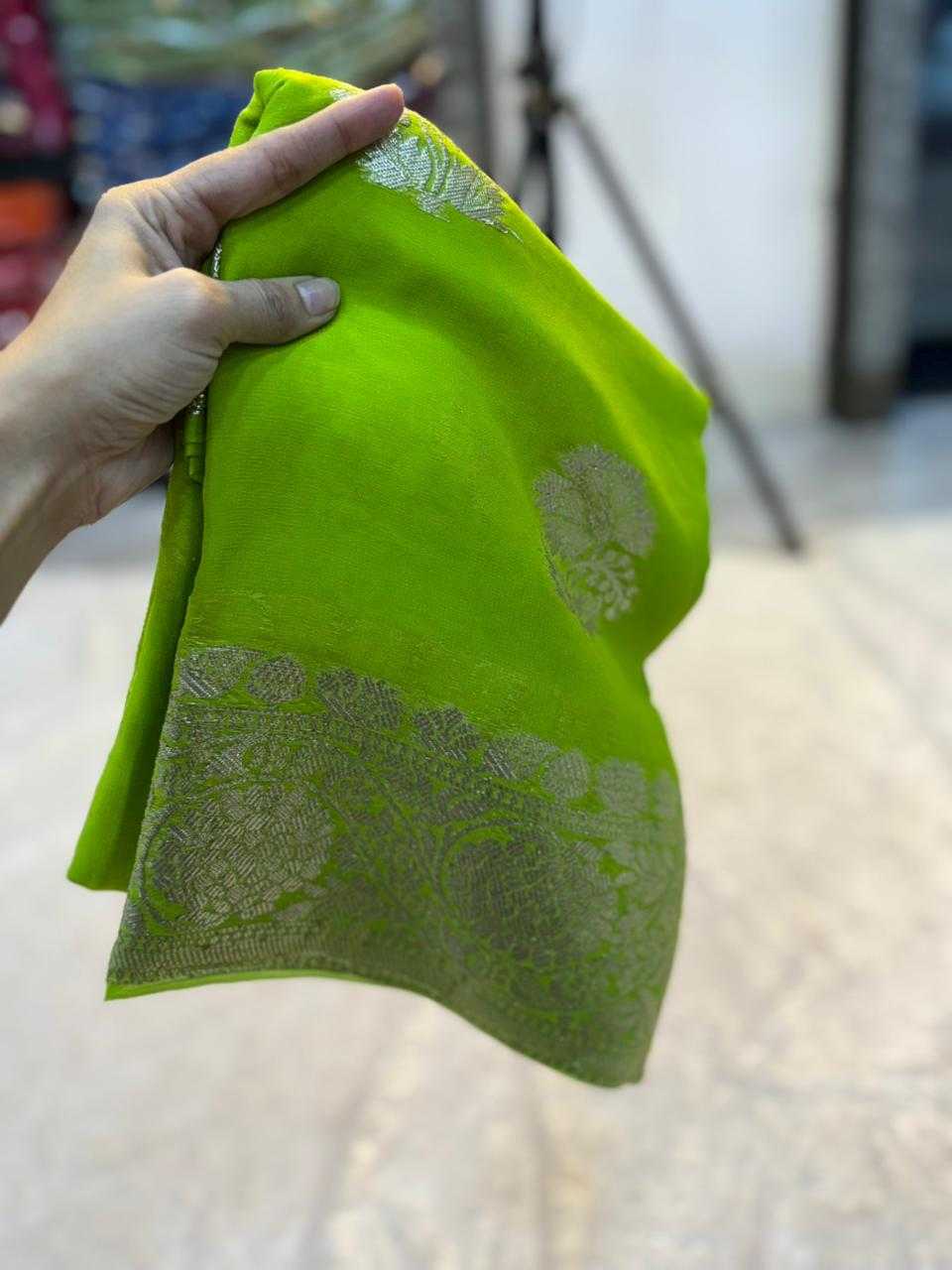 Ynf Viscose KESH671 Rihana Sarees Wholesale Designer Sarees Georgette Sarees Viscose Saree Manufacturer- Kapda Export