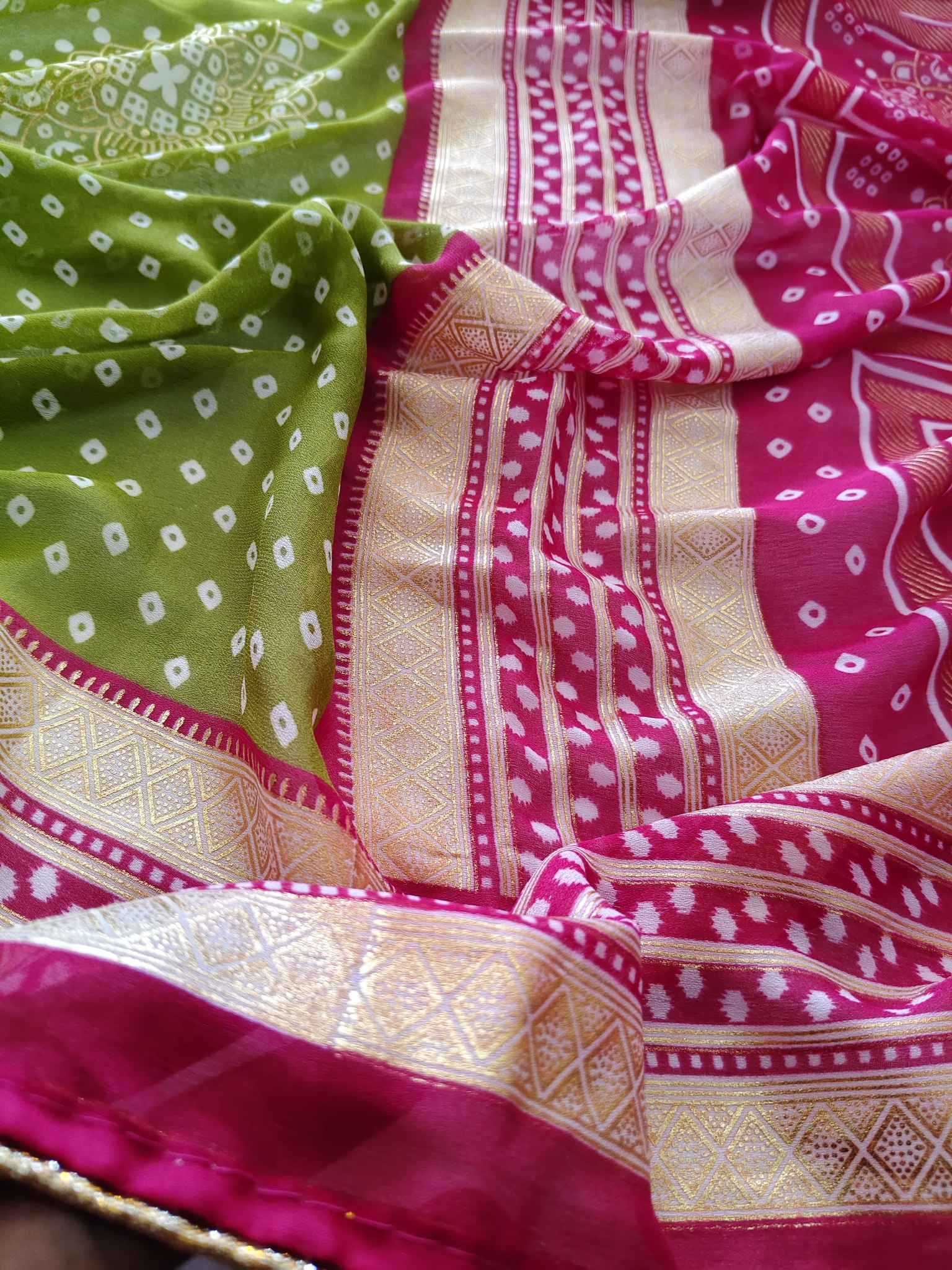 Ynf Viscose KESH682 Ibaadat Sarees Wholesale Designer Sarees Printed Sarees Ikkat Saree Manufacturer- Kapda Export