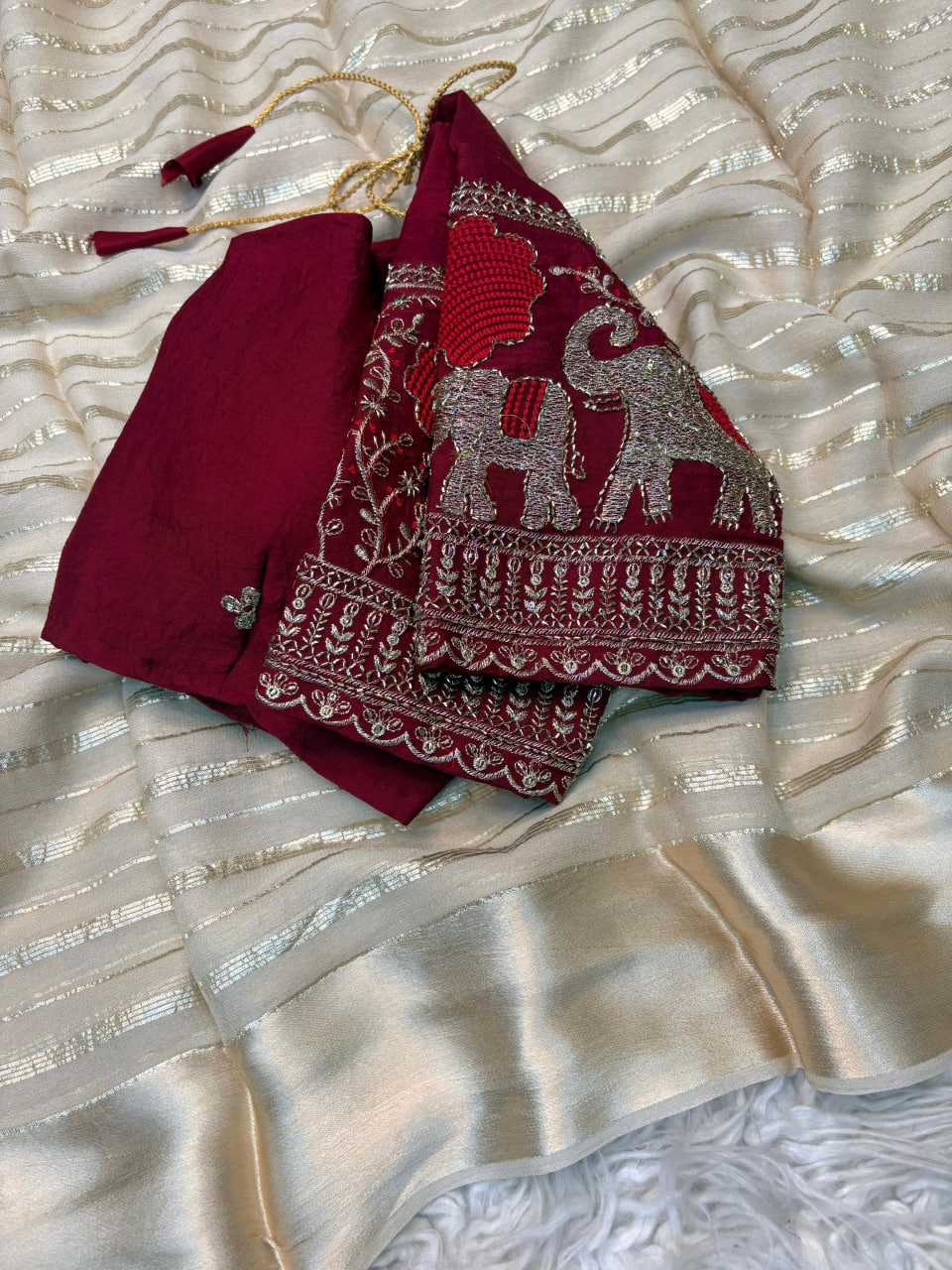 Ynf Viscose KESH713 Sanjana Epic Sarees Festive Collections Wholesale Party Wear Sarees Viscose Saree Zari Sarees Manufacturer- Kapda Export