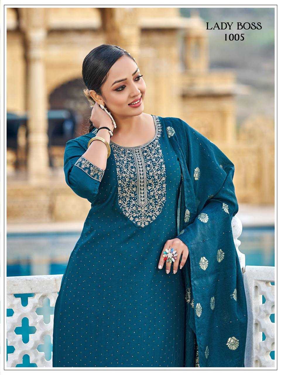 Ynf Viscose RIN131 LADY Suits & Dresses Wholesale Embroidery Suits Straight Cut Suits Designer Suits Manufacturer- Kapda Export