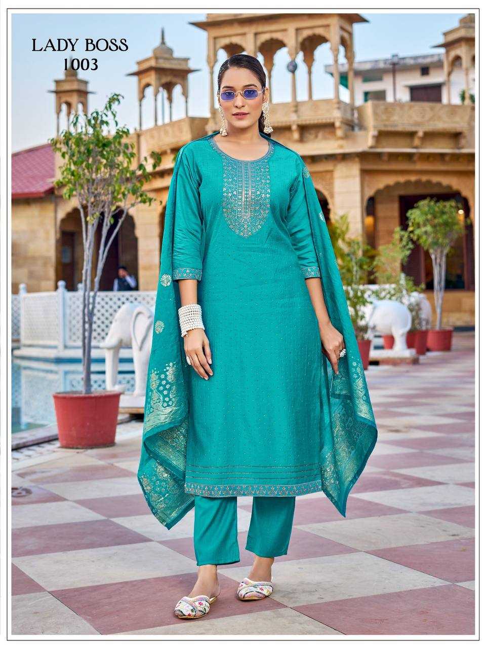 Ynf Viscose RIN131 LADY Suits & Dresses Wholesale Embroidery Suits Straight Cut Suits Designer Suits Manufacturer- Kapda Export